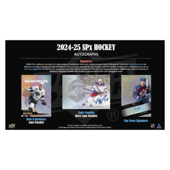 NHL pudełka karty hokejowe NHL 2024-25 Upper Deck SPx Hockey Hobby Box
