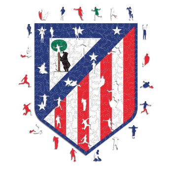 Atletico Madrid puzzle drewniane Crest 150 pcs
