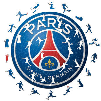 Paris Saint Germain puzzle drewniane Crest 150 pcs
