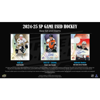 NHL pudełka karty hokejowe NHL 2024-25 Upper Deck SP Game Used Hobby Box