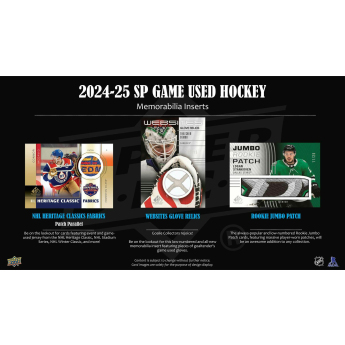 NHL pudełka karty hokejowe NHL 2024-25 Upper Deck SP Game Used Hobby Box