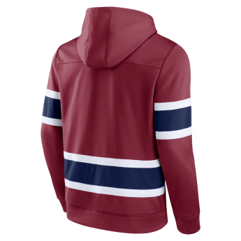 Colorado Avalanche męska bluza z kapturem Iconic NHL Exclusive Pullover Hoodie