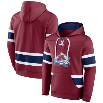 Colorado Avalanche męska bluza z kapturem Iconic NHL Exclusive Pullover Hoodie