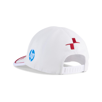 Ferrari czapka baseballówka Leclerc official Teamline Replica white F1 Team 2025
