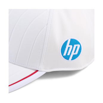 Ferrari czapka baseballówka Leclerc official Teamline Replica white F1 Team 2025