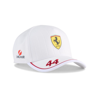 Ferrari czapka baseballówka Lewis Hamilton white F1 Team 2025