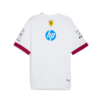 Ferrari koszulka męska Drivers Oversized white F1 Team 2025