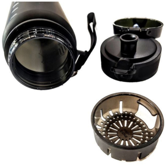 Barcelona bidon Tritan negro