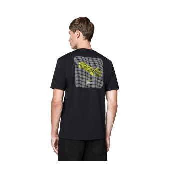 Aston Martin koszulka męska Wireframe Graphic black F1 Team 2025