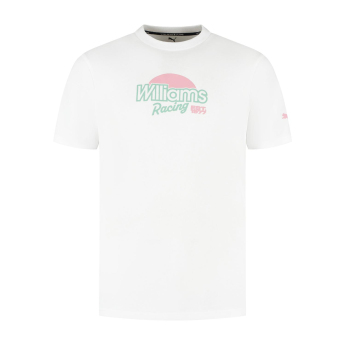 Williams koszulka męska Beach white F1 Team 2025