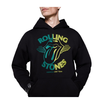 Aston Martin męska bluza z kapturem Rolling Stones F1 Team 2025