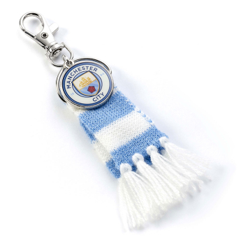 Manchester City zawieszka na torbę Blue Bar Scarf