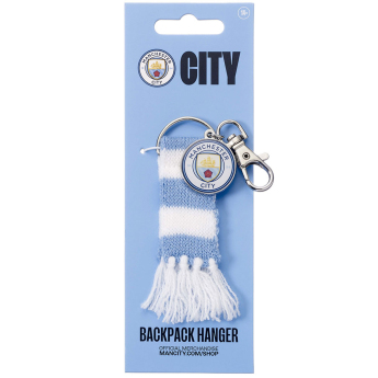Manchester City zawieszka na torbę Blue Bar Scarf