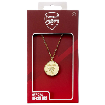 Arsenal naszyjnik Gold Finish Crest Necklace