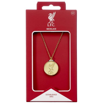Liverpool naszyjnik Gold Finish Crest Necklace