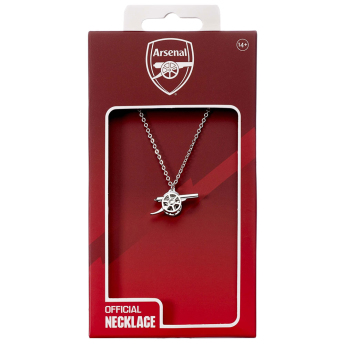 Arsenal naszyjnik Silver Finish Cannon Necklace