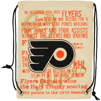 Philadelphia Flyers gymsack Historic Canvas Drawstring