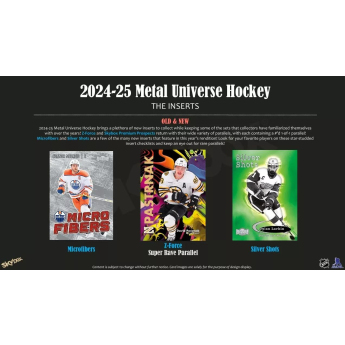 NHL pudełka karty hokejowe NHL 2024-25 Upper Deck Skybox Metal Universe Hobby Box