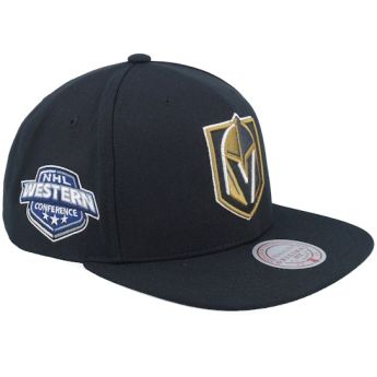 Vegas Golden Knights czapka flat baseballówka Conference Patch Snapback