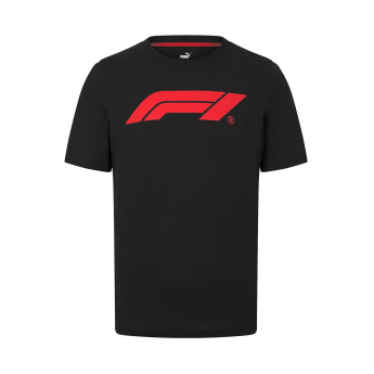 Formuła 1 koszulka męska Logo black F1 Team 2025