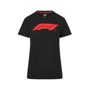 Formuła 1 koszulka damska Logo black F1 Team 2025