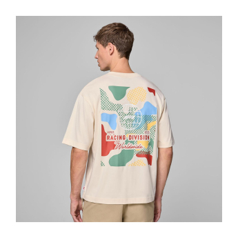 Formuła 1 koszulka męska Camo Graphic beige F1 Team 2025