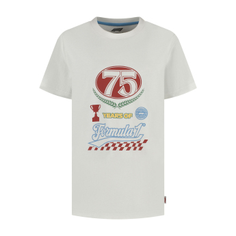 Formuła 1 koszulka dziecięca Legacy Graphic white F1 Team 2025