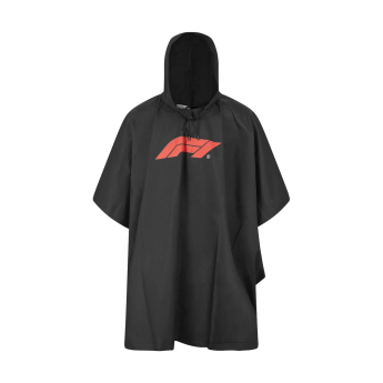 Formuła 1 ponczo Logo black F1 Team 2025