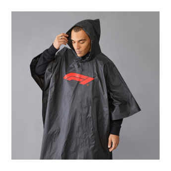 Formuła 1 ponczo Logo black F1 Team 2025
