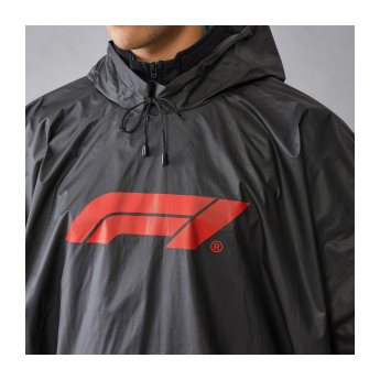 Formuła 1 ponczo Logo black F1 Team 2025