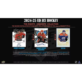 NHL pudełka karty hokejowe NHL 2024-25 Upper Deck Ice Hockey Hobby Box