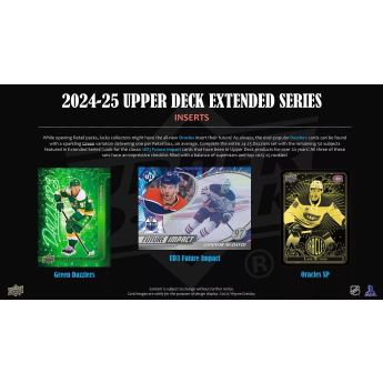 NHL pudełka karty hokejowe NHL 2024-25 Upper Deck Extended Series Hockey Blaster Box