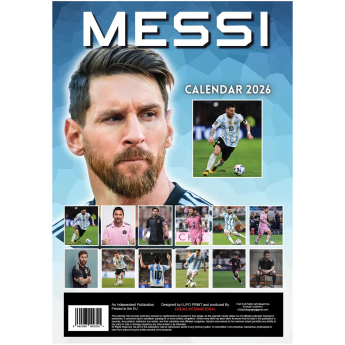 Lionel Messi kalendarz not official LIONEL MESSI 2026