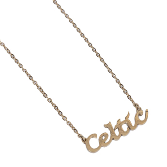 FC Celtic naszyjnik Gold Plated Name Dropper Necklace