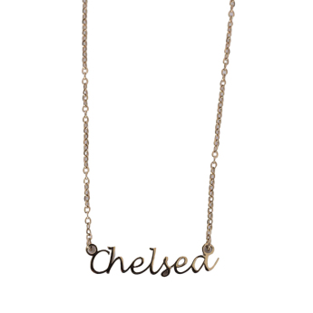 Chelsea naszyjnik Gold Plated Name Dropper Necklace