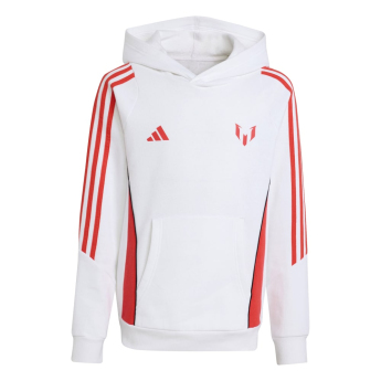 Lionel Messi dziecięca bluza z kapturem MESSI white