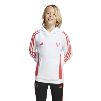 Lionel Messi dziecięca bluza z kapturem MESSI white
