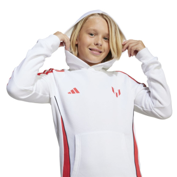Lionel Messi dziecięca bluza z kapturem MESSI white
