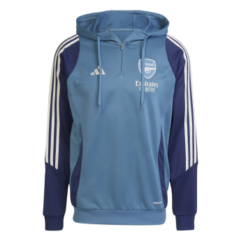 Arsenal męska bluza z kapturem Track blue