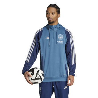 Arsenal męska bluza z kapturem Track blue