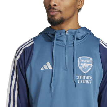 Arsenal męska bluza z kapturem Track blue