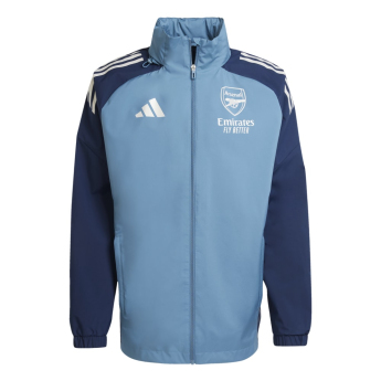 Arsenal męska kurtka z kapturem Allweather blue