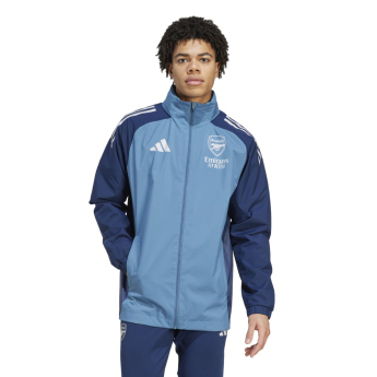 Arsenal męska kurtka z kapturem Allweather blue