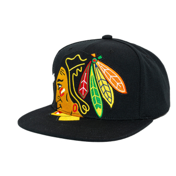 Chicago Blackhawks czapka flat baseballówka Big Time Snapback