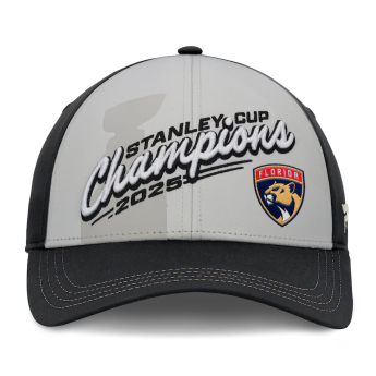 Florida Panthers czapka baseballówka 2025 Stanley Cup Champions Locker Room Adjustable Hat