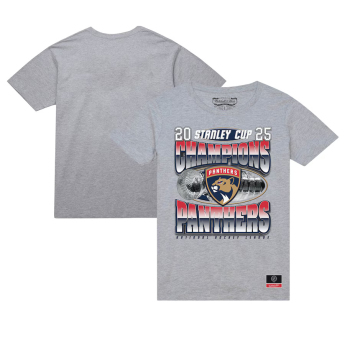 Florida Panthers koszulka męska 2025 Stanley Cup Champions Victory Arch Heather Gray
