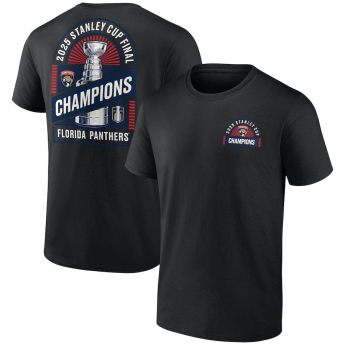 Florida Panthers koszulka męska 2025 Stanley Cup Champions Shine black