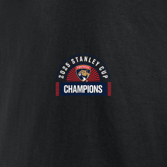 Florida Panthers koszulka męska 2025 Stanley Cup Champions Shine black