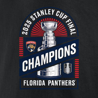 Florida Panthers koszulka męska 2025 Stanley Cup Champions Shine black