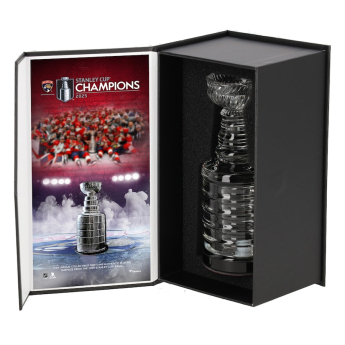 Florida Panthers puchar 2025 Stanley Cup Champions Crystal Cup - Filled with Ice From the 2025 Stanley Cup Final